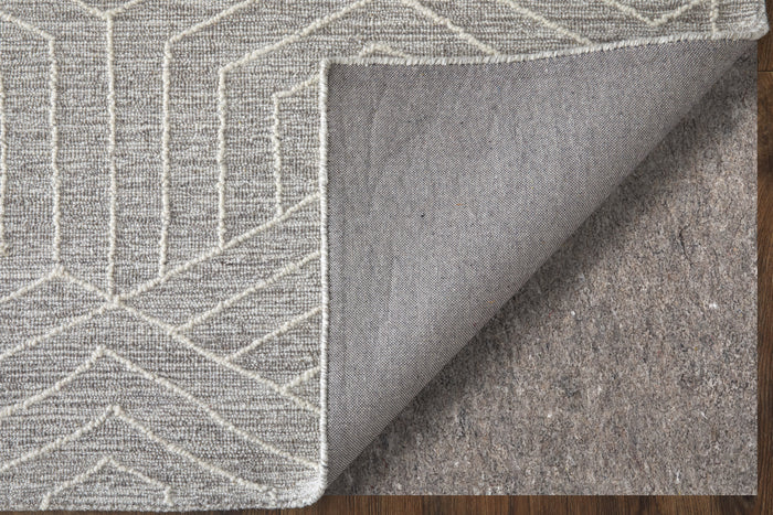 The Rug Corner Feizy Emerson Modern Abstract - Gray/Ivory