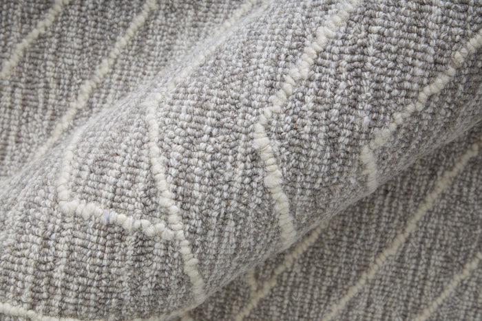 The Rug Corner Feizy Emerson Modern Abstract - Gray/Ivory