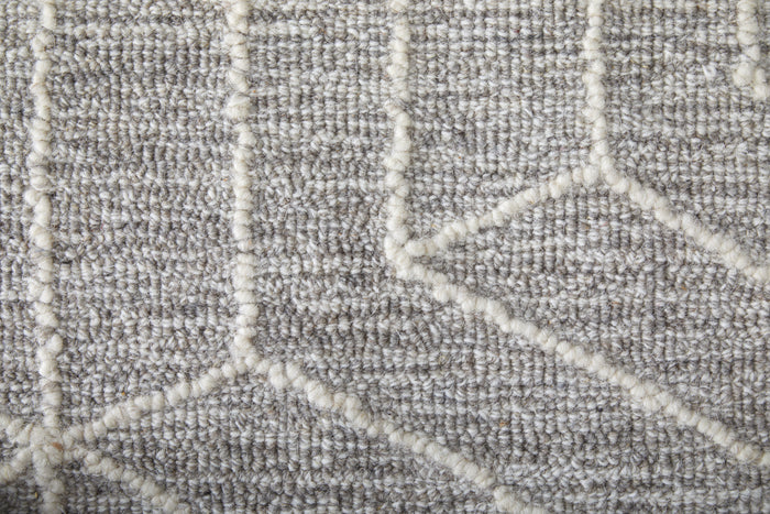 The Rug Corner Feizy Emerson Modern Abstract - Gray/Ivory