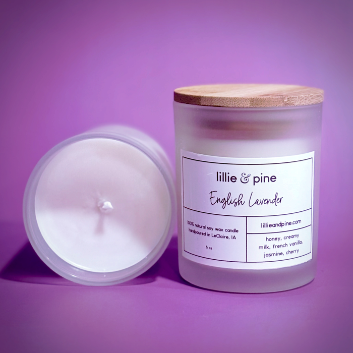 English Lavender Soy Candle - NEW!