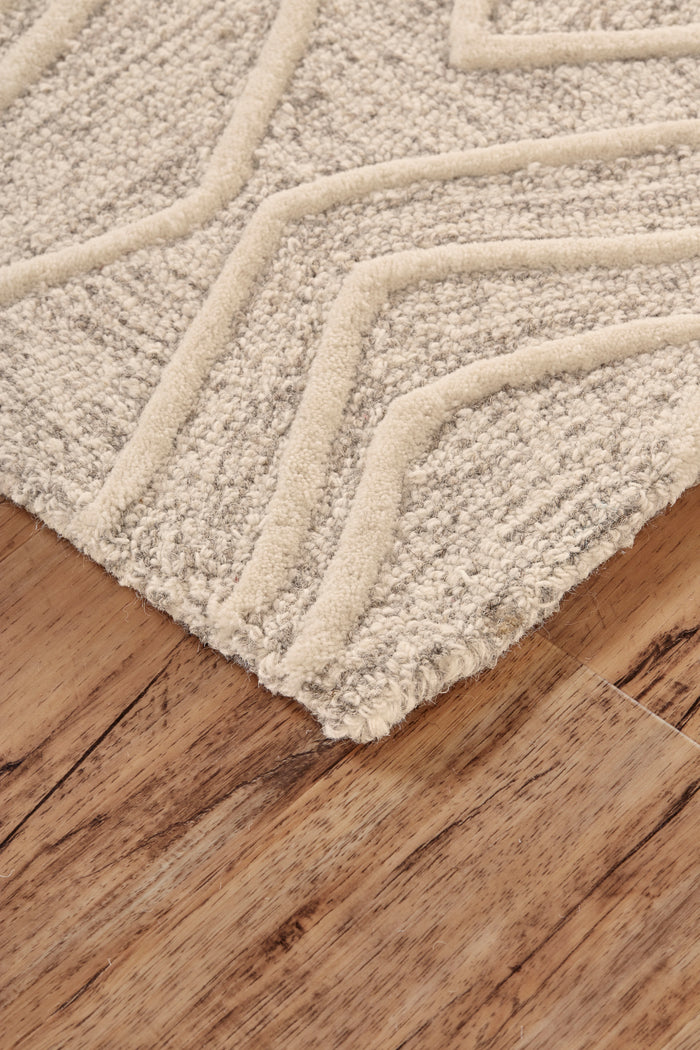 lifestyle The Rug Corner Feizy Enzo Transitional Diamond - Tan/Ivory  Enzo Transitional Diamond - Tan/Ivory