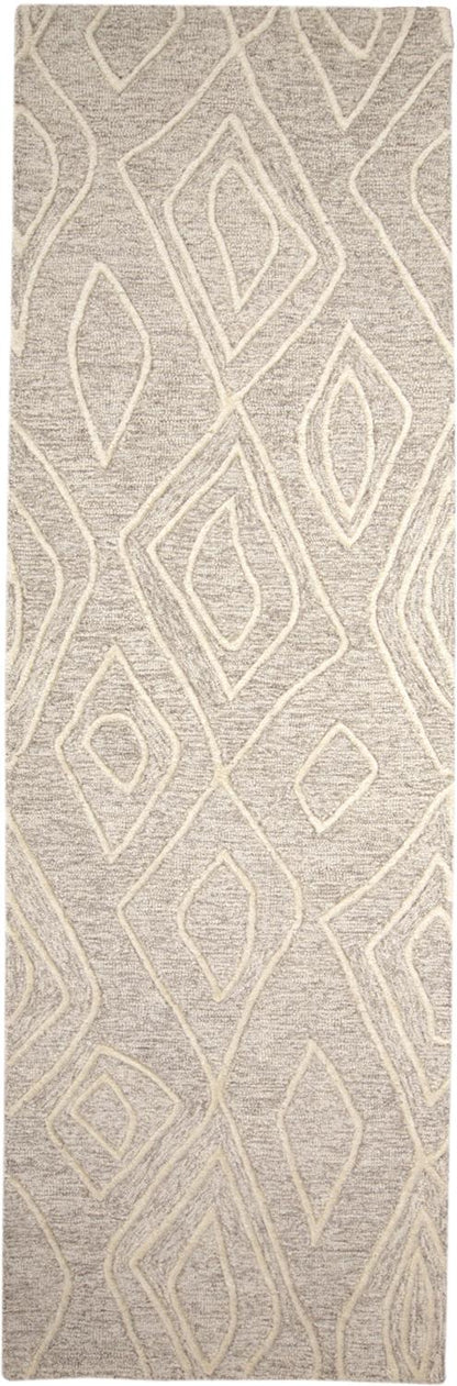 The Rug Corner Feizy Enzo Transitional Diamond - Tan/Ivory  Enzo Transitional Diamond - Tan/Ivory