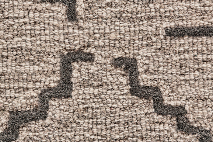 The Rug Corner Feizy Enzo Transitional Geometric - Black/Taupe/Gray