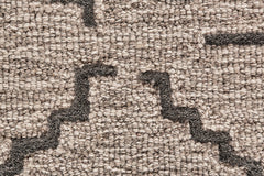 The Rug Corner Feizy Enzo Transitional Geometric - Black/Taupe/Gray