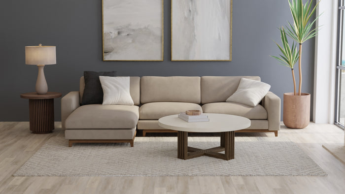 The Rug Corner Feizy Enzo Transitional Geometric - Tan/Ivory