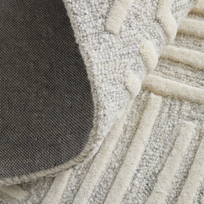 The Rug Corner Feizy Enzo Transitional Geometric - Tan/Ivory