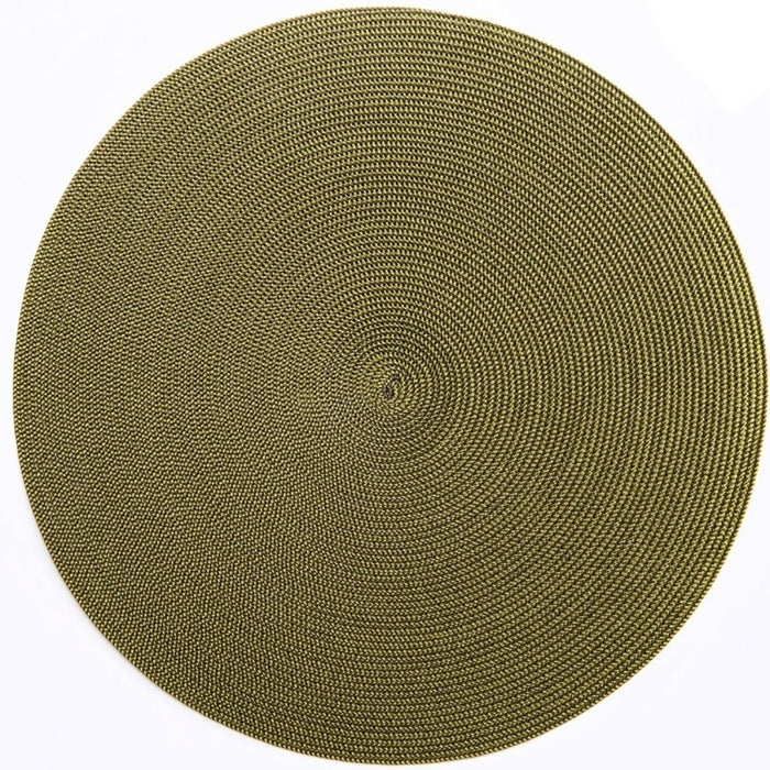 Espresso/Avocado Braided Placemat - Maisonette Shop
