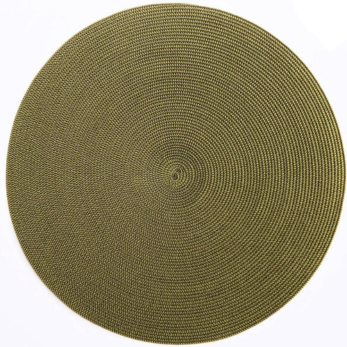 Espresso/Avocado Braided Placemat - Maisonette Shop