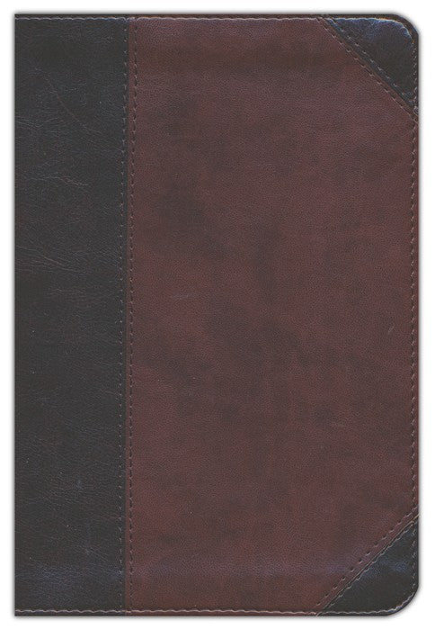 ESV Personal Reference Bible Imitation Leather - TruTone, Brown/Walnut, Portfolio Design