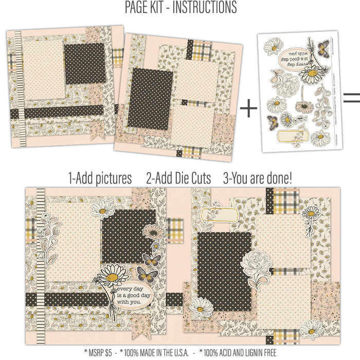 Every Day is a Good Day With You - Pink - Page Kit