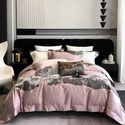 Exquisite Comfort: Luxury Embroidery 1200TC Egyptian Cotton Bedding Set