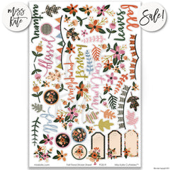 Fall Floral - Paper & Sticker Kit 12X12 (Ds)