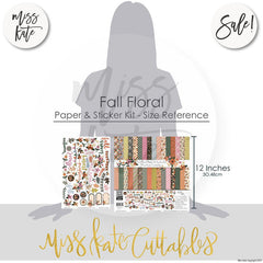 Fall Floral - Paper & Sticker Kit 12X12 (Ds)