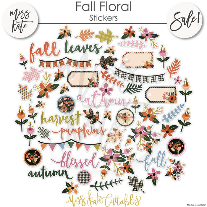Fall Floral - Paper & Sticker Kit 12X12 (Ds)