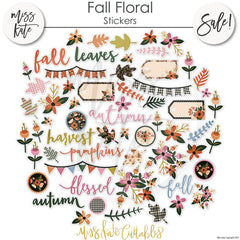 Fall Floral - Paper & Sticker Kit 12X12 (Ds)