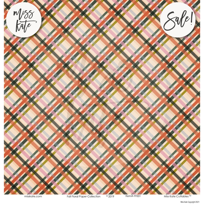 Fall Floral - Paper & Sticker Kit 12X12 (Ds)