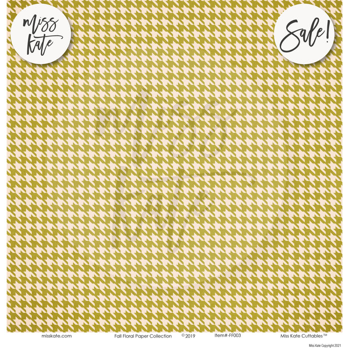 Fall Floral - Paper & Sticker Kit 12X12 (Ds)