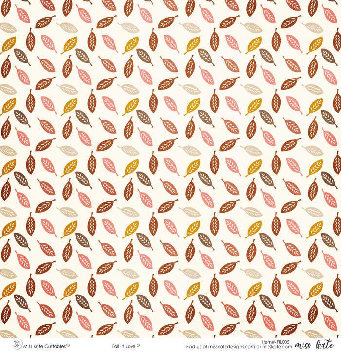 Fall in Love- Paper & Sticker Kit