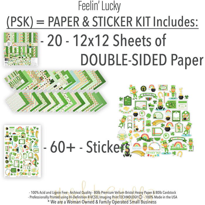 Feelin' Lucky - Paper & Sticker Kit