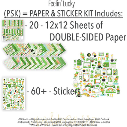 Feelin' Lucky - Paper & Sticker Kit