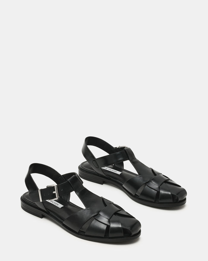 FISK BLACK LEATHER