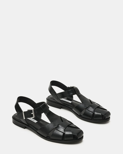 FISK BLACK LEATHER