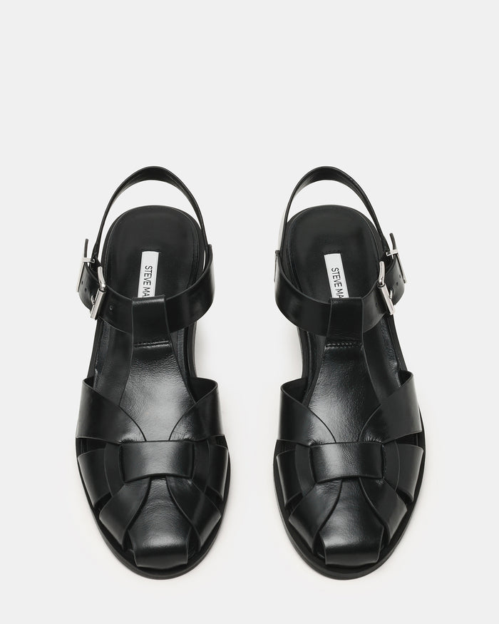FISK BLACK LEATHER