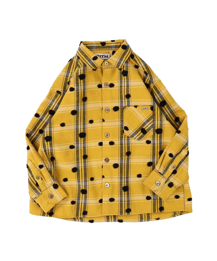 FITH Dot Plaid Long Sleeve Shirt