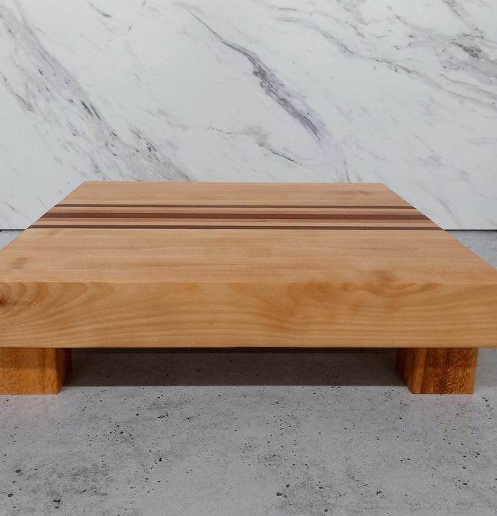 Footed Butcher Block Cutting Board
