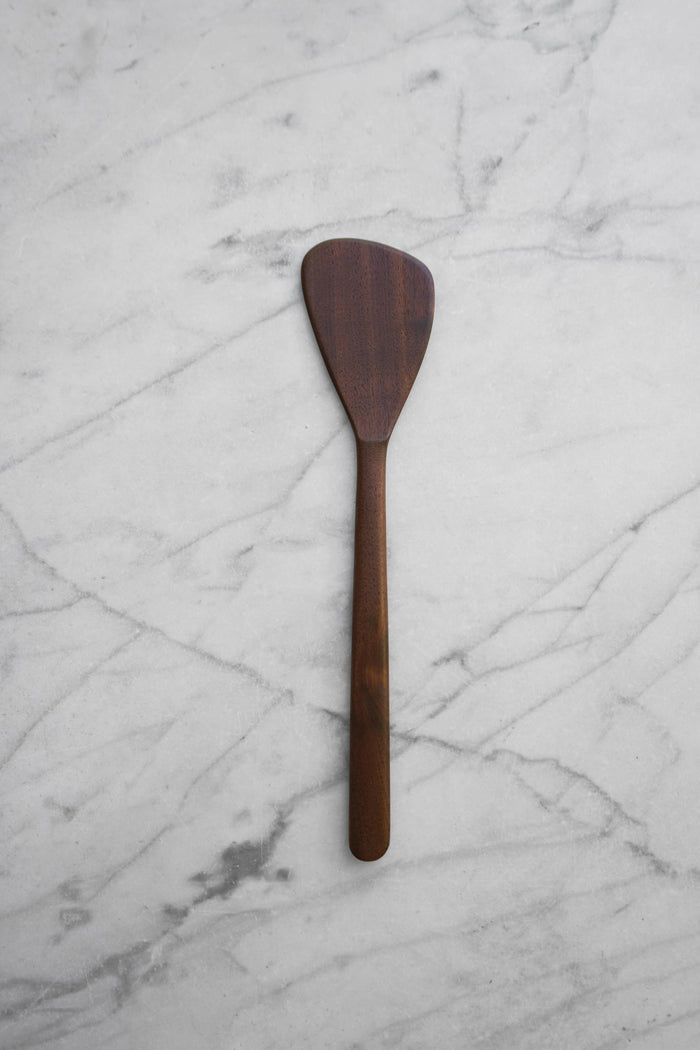 Four Leaf Wood Shop - Flat Line - Modern Spatula - Walnut Wood