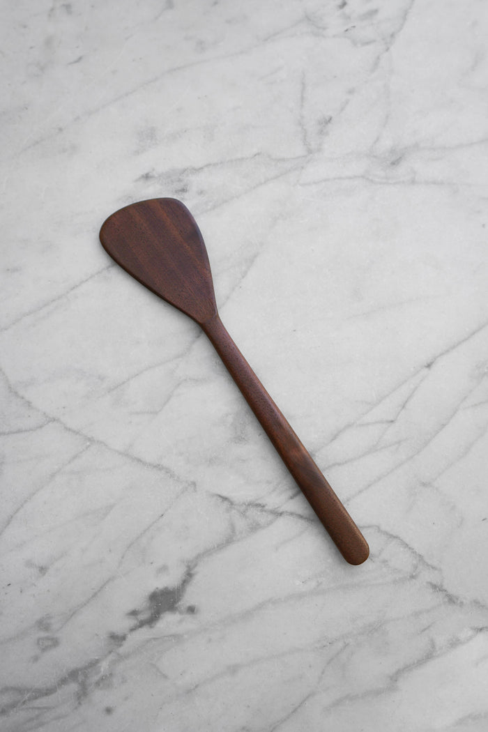 Four Leaf Wood Shop - Flat Line - Modern Spatula - Walnut Wood