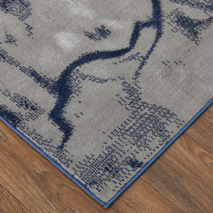 The Rug Corner Feizy Gaspar Modern Abstract - Blue/Gray/Ivory  Gaspar Modern Abstract - Blue/Gray/Ivory