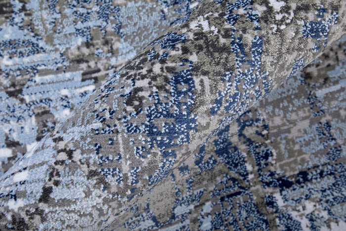 The Rug Corner Feizy Gaspar Modern Damask - Blue/Gray/Taupe  Gaspar Modern Damask - Blue/Gray/Taupe