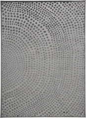 The Rug Corner Feizy Gaspar Modern Polka Dots - Gray/Silver/Ivory  Gaspar Modern Polka Dots - Gray/Silver/Ivory