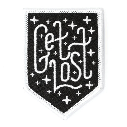 Get Lost Embroidered Iron-On Patch