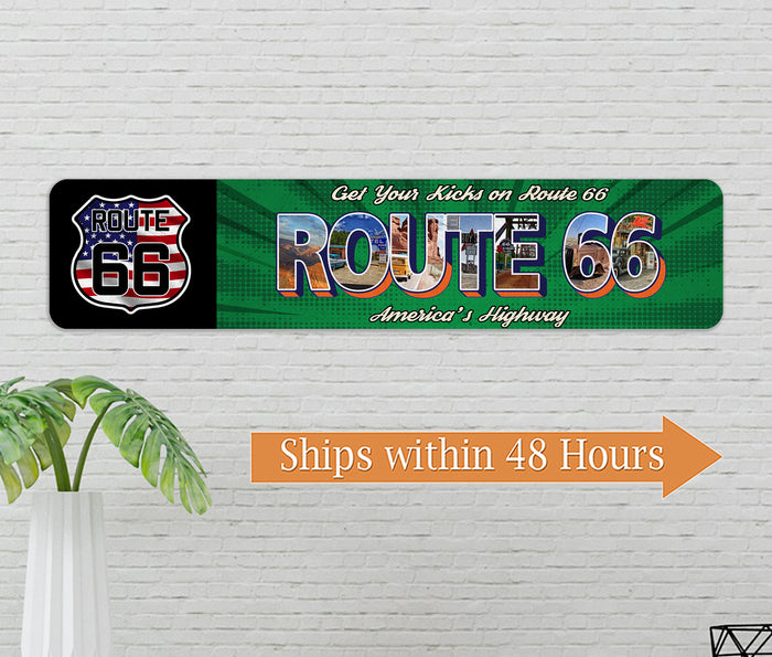 Get Your Kicks Route 66 Sign