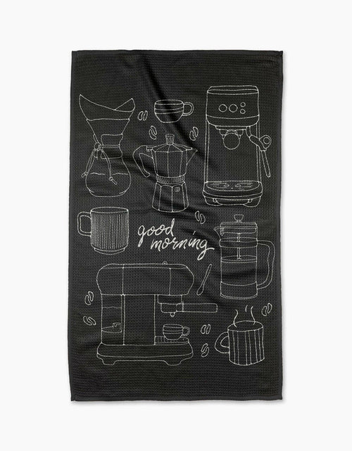 Good Morning Coffee Tea Towel