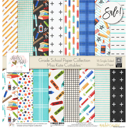 Grade School - Paper Pack Single Sided 12X12 (Ss)