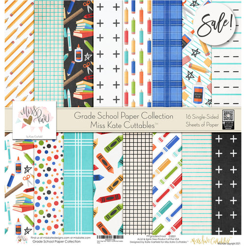 Grade School - Paper Pack Single Sided 12X12 (Ss)