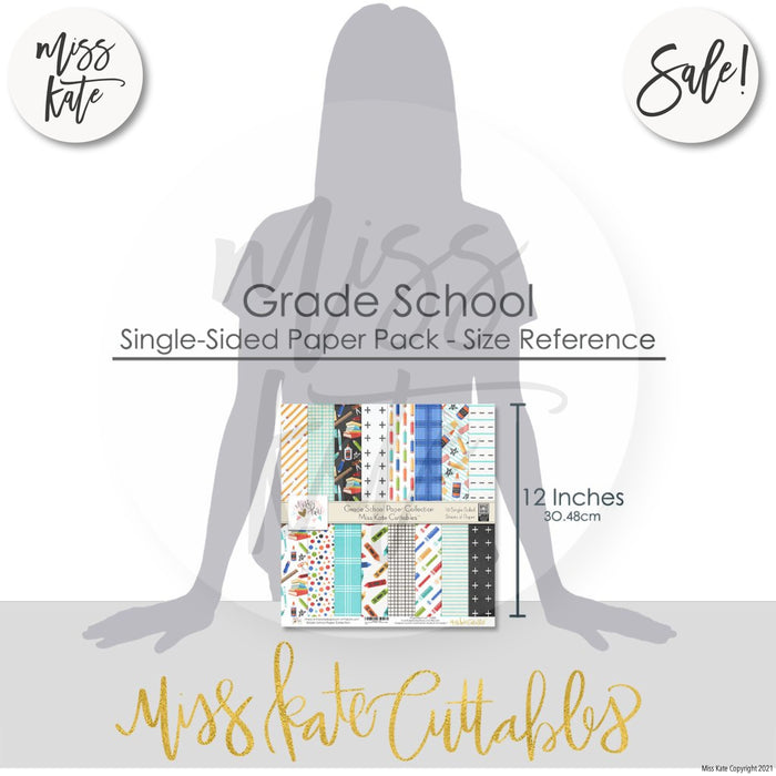 Grade School - Paper Pack Single Sided 12X12 (Ss)