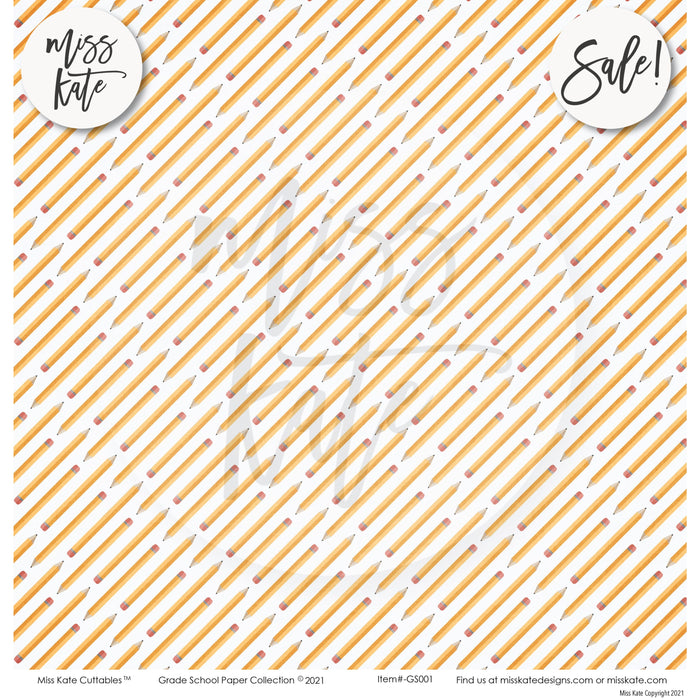Grade School - Paper Pack Single Sided 12X12 (Ss)