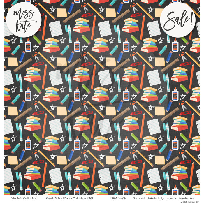 Grade School - Paper Pack Single Sided 12X12 (Ss)