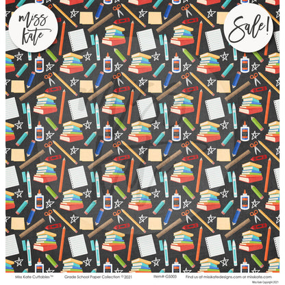 Grade School - Paper Pack Single Sided 12X12 (Ss)