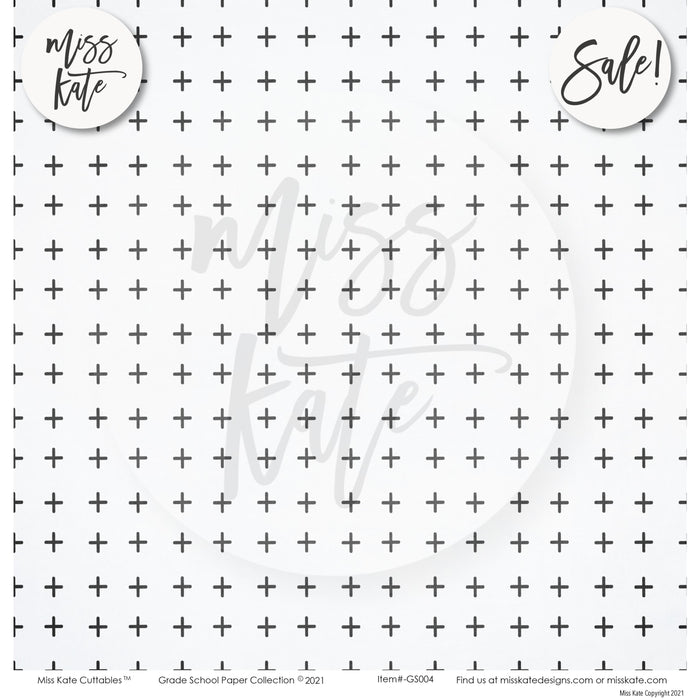 Grade School - Paper Pack Single Sided 12X12 (Ss)