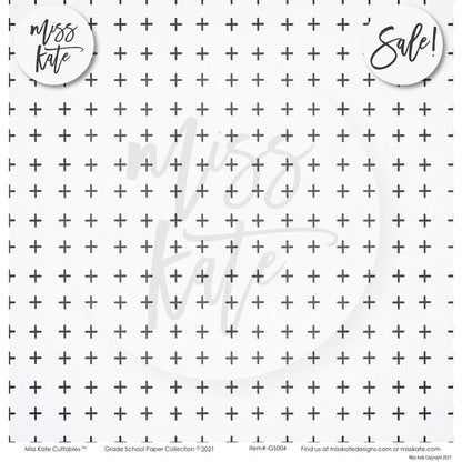 Grade School - Paper Pack Single Sided 12X12 (Ss)