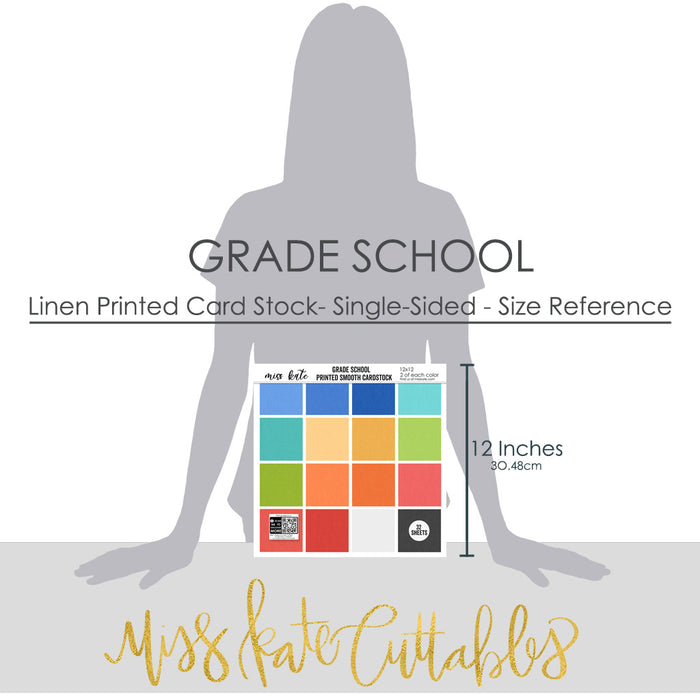 Grade School - Printed Smooth Cardstock Single-Sided
