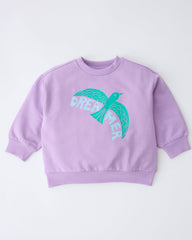 Graphic Sweatshirt | Purple Bird - Kindred Bravely
