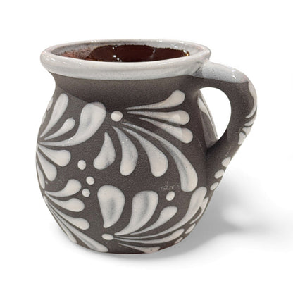 Gray w/ White Engobe Mug