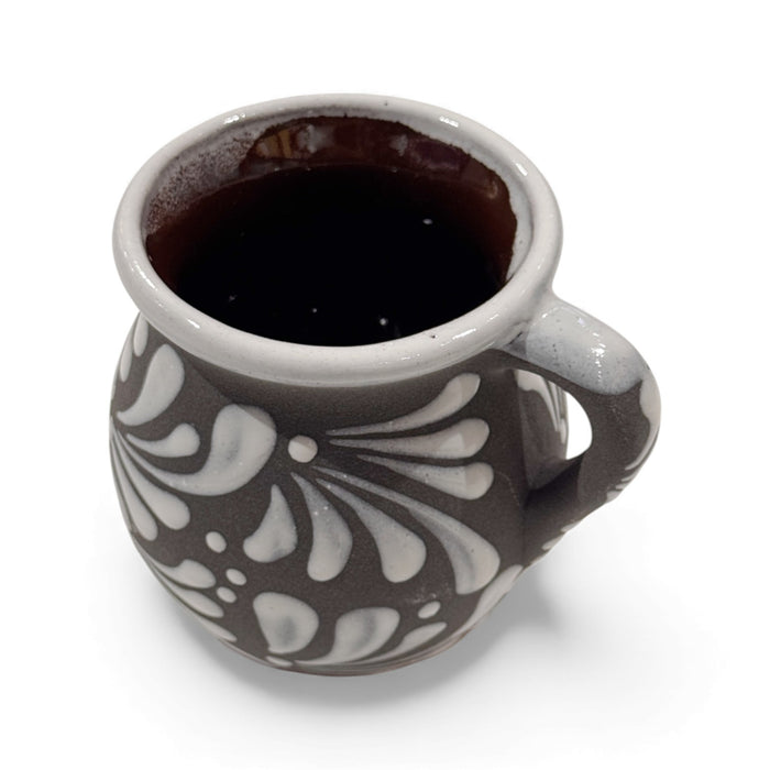 Gray w/ White Engobe Mug