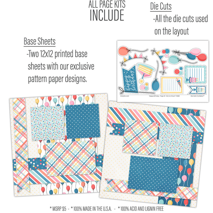 Happy Birthday - Page Kit